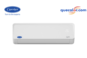 Minisplit CARRIER MAX De 1 TR, Frio Y Calefaccion Heat Pump, 115/1/60 , Inverter, High-Wall , R-32, Modelo 53MXQ121A.