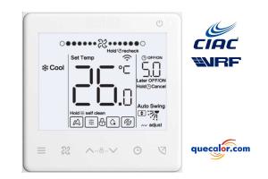 Control Alambrico De Pared Tipo Termostato Para VRF CIAC Modelo WDC3-86S