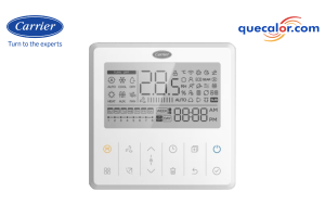 Control Alámbrico LCOM Con WiFi Para Easy Match Inverter R-32 Marca Carrier, Modelo: KJR-120N