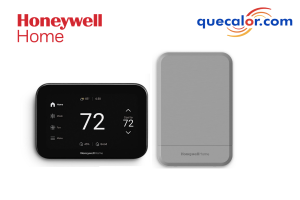 Termostato Wifi, Marca Honeywell, 4 Etapas De Calefacción Y 2 De Enfriamiento En Bomba De Calor, O 3 Etapas De Calefacción Y 4 De Enfriamiento, Programable, Color Negro, Incluye EIM, Para Fan And Coils