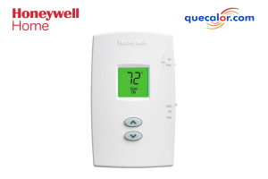Termostato Vertical PRO 1000, 1 Frio / 1 Calor, Marca Honeywell , Modelo TH1110DV1009/U, Fan Auto-on, No Programable