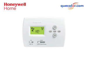 Termostato Electronico Programable 5-2 2 Calor/ 1 Frio, Heat Pump  Honeywell